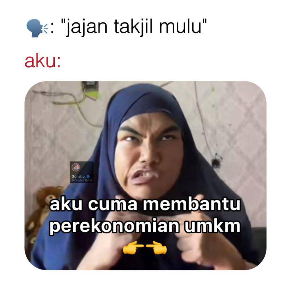 Meme war takjil (x.com/OHMYV3NUS)