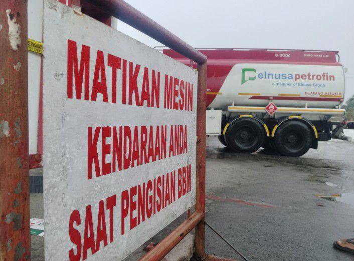 mobil tangki yang dipakai mendistribusikan minyak oplosan (IDN Times/Eko Agus Herianto)