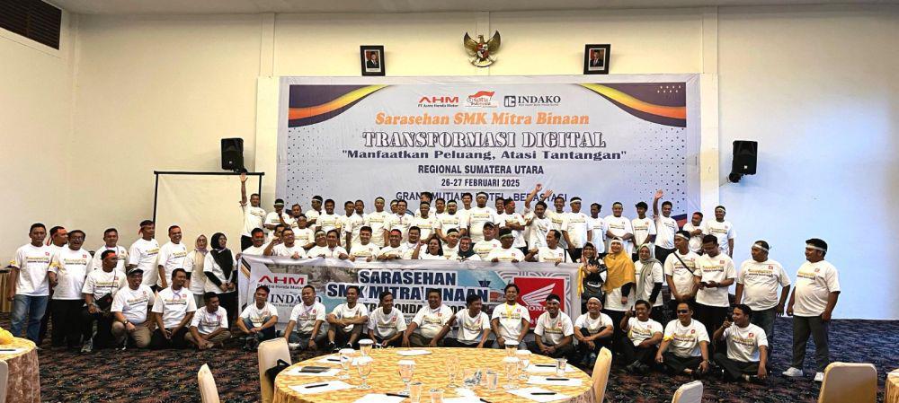 Perkuat Sinergi, Honda Sarasehan SMK Mitra Binaan AHM Regional Sumut