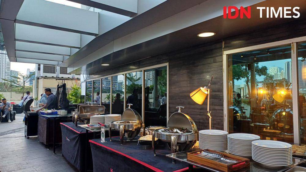 Potret menu buffet di Swiss-Belresidences Rasuna Epicentrum, Jakarta Selatan (IDN Times/Dhiya Awlia Azzahra)