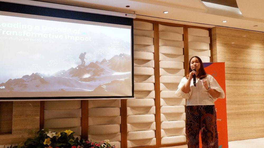 Sarah Wan dalam acara Klook Travel Station 2025 (Dok.Klook Indonesia)