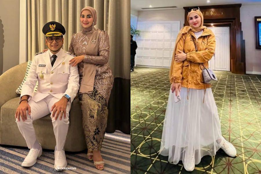 7 OOTD Kia Florita, Istri Wakil Wali Kota Sukabumi