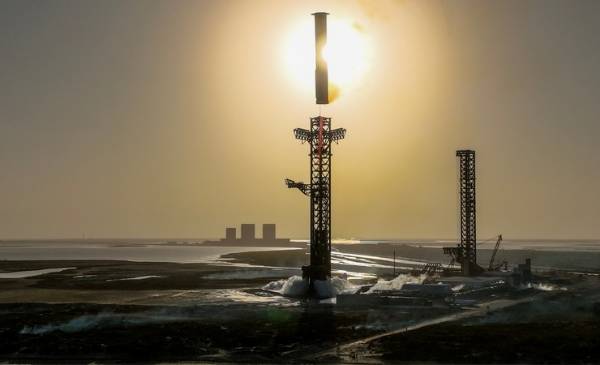 Ilustrasi Starship (X/@SpaceX)
