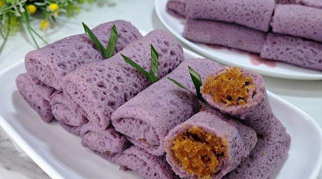 Resep Dadar Gulung Ubi Ungu untuk Menu Berbuka Puasa