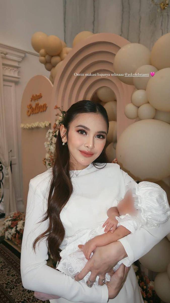 akikah anak pertama Mahalini dan Rizky Febian (Instagram.com/mahaliniraharja)