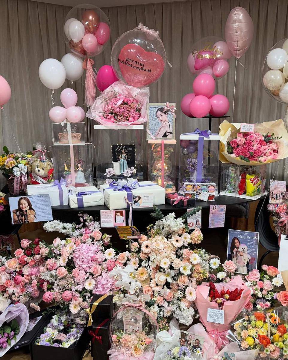 potret ulang tahun Park Min Young (instagram.com/rachel_mypark)