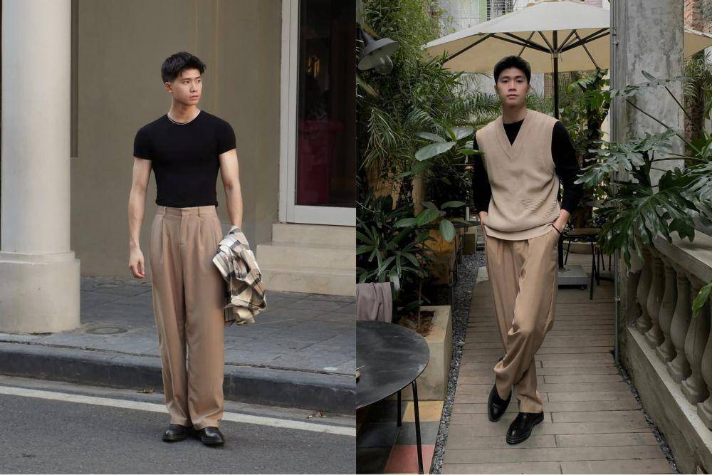 7 Ide OOTD Pria dengan Kombinasi Hitam dan Beige, Elegan dan Maskulin!