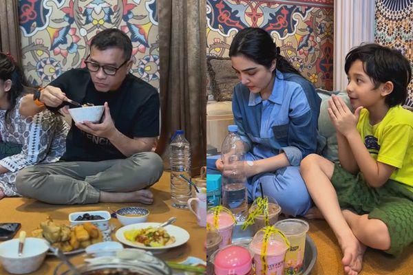 7 Potret Anang Hermansyah Gelar Buka Puasa Bareng Bestie