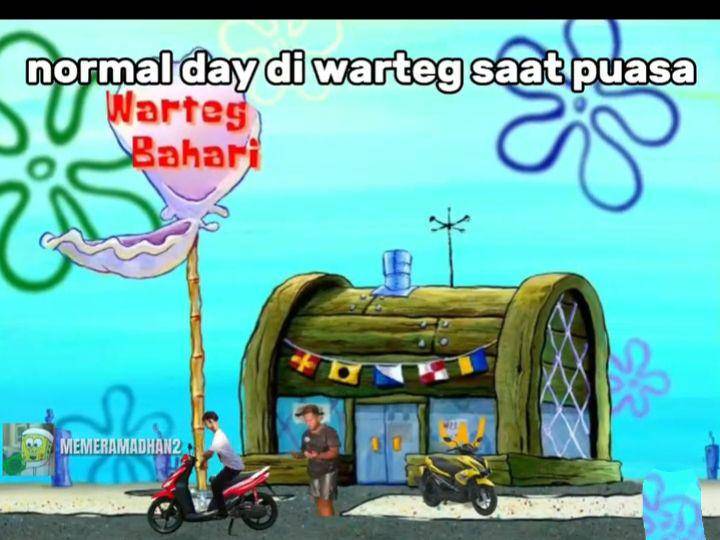 meme warteg saat Ramadan (instagram.com/memeramadhan3)