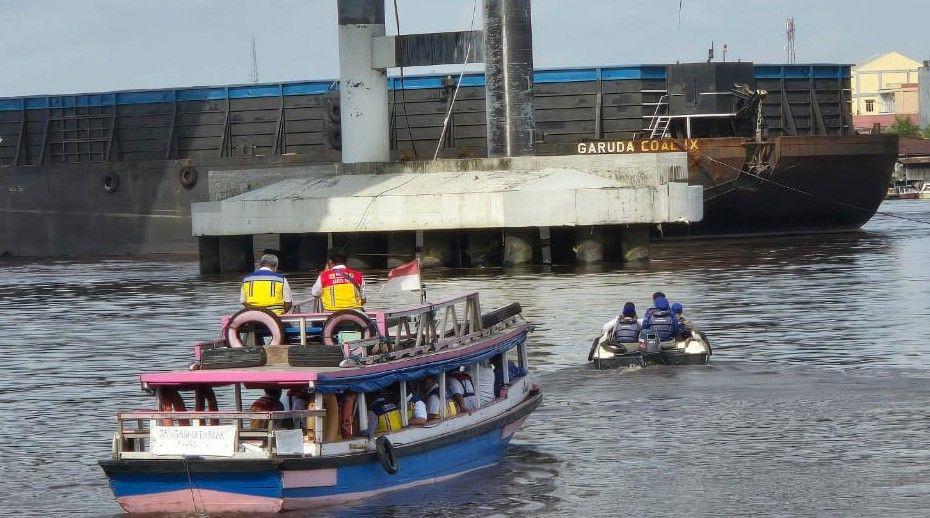 Tali Putus, Tongkang Batu Bara Kembali Hantam Jembatan Mahakam I