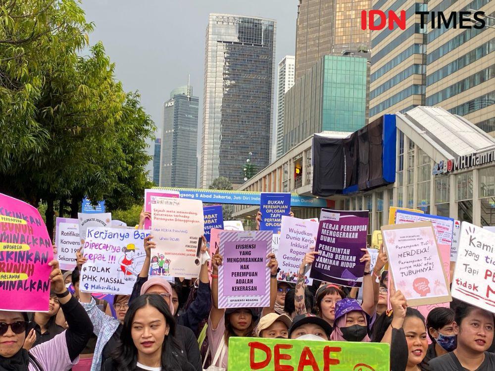 International Women's Day, Koalisi Sipil Tuntut Perlindungan Perempuan