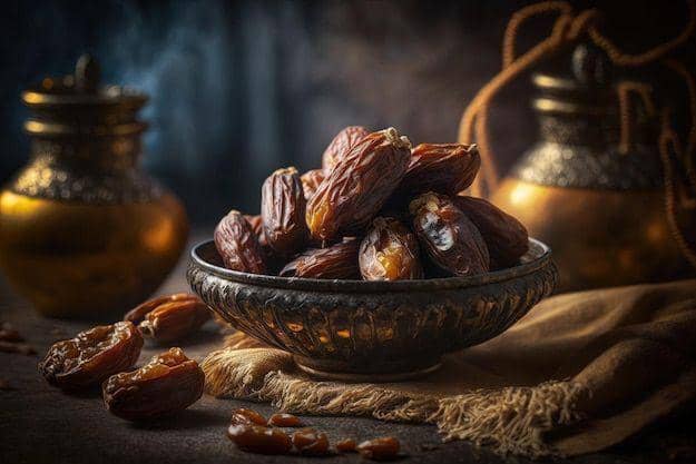 Ilustrasi menu wajib untuk berbuka puasa di berbagai negara. (Pinterest/Freepik)