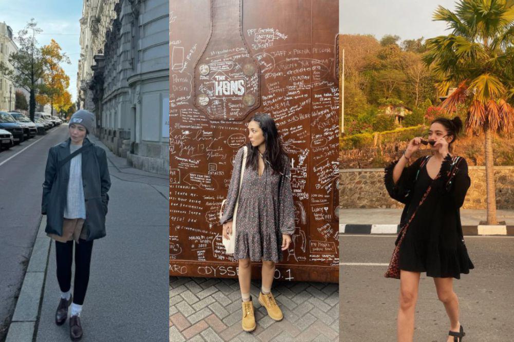 8 Inspirasi OOTD ala Imelda Therinne, Cocok untuk Liburan!