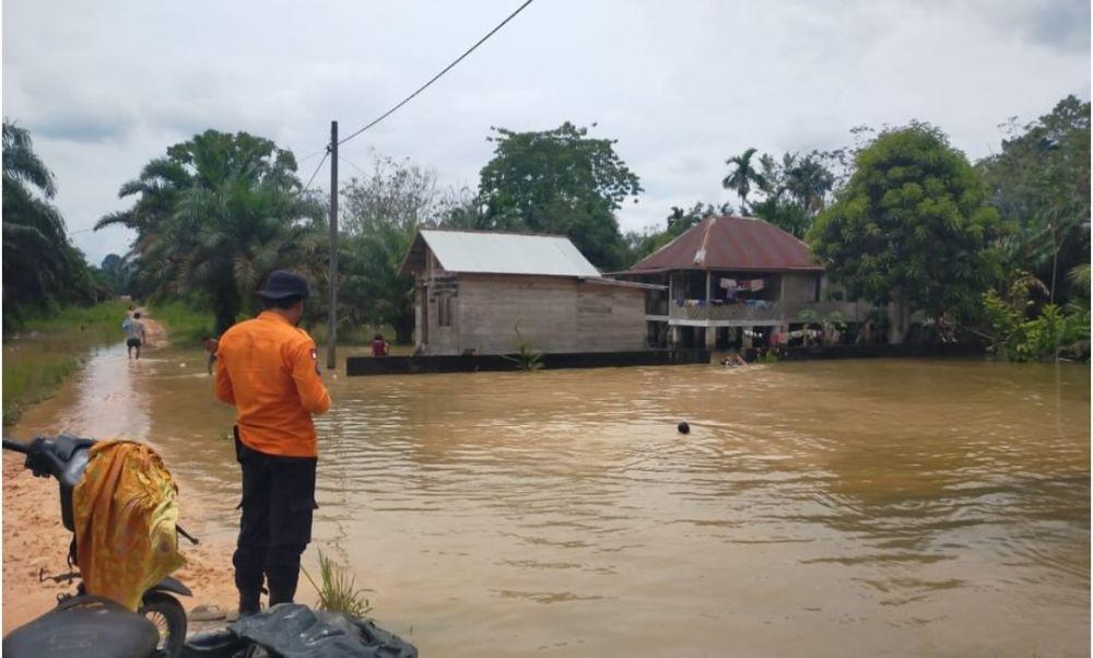 Ribuan Keluarga di 7 Wilayah Sumsel Terdampak Banjir