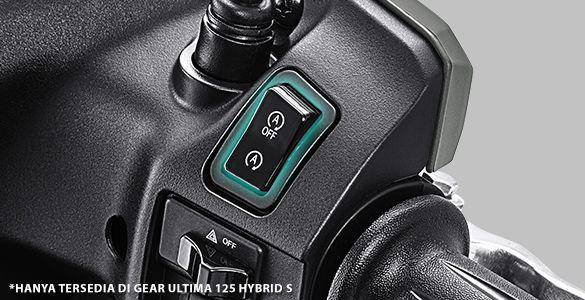 Tuas Stop&Start System Yamaha Gear 125 Ultima Hybrid S (yamaha-motor.co.id)