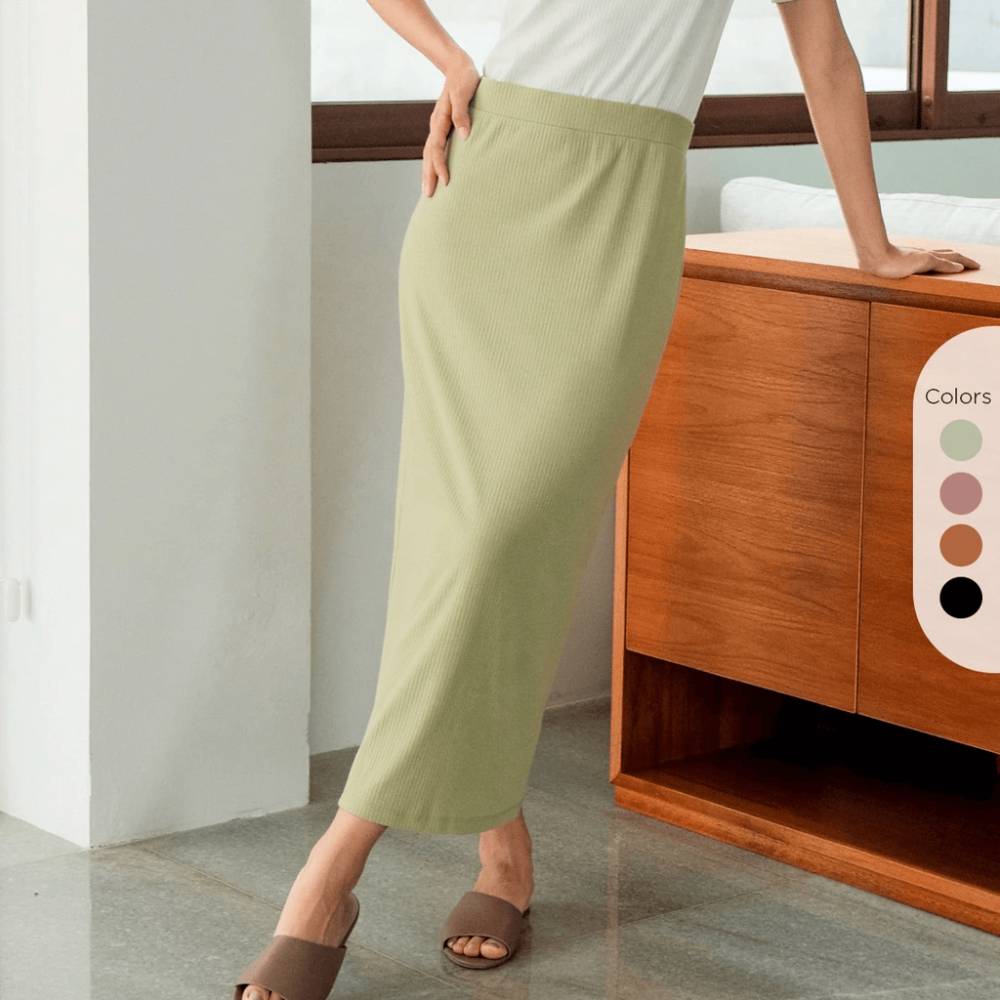 Ilustrasi Rok sage (Shopee.co.id/ISLA Official Store)