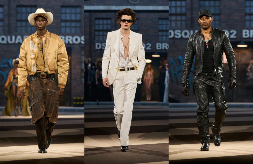 10 Koleksi DSQUARED2 di Milan Fashion Week FW25, Kolaboratif!