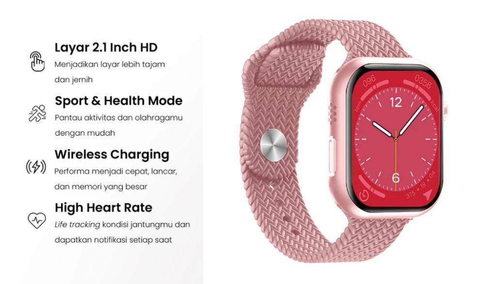 Wiselion Smartwatch LG69 ProMax (shopee.co.id/Wiselion Indonesia Resmi Toko)