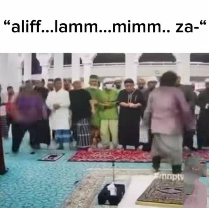 meme imam Tarawih (instagram.com/dimas.es1)
