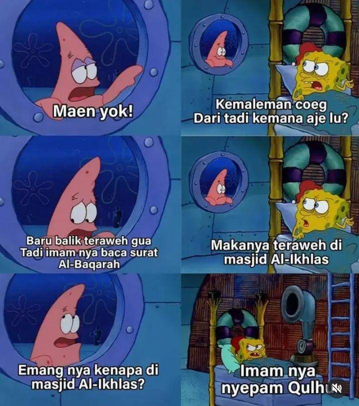 meme imam Tarawih (instagram.com/shrulrfli25)