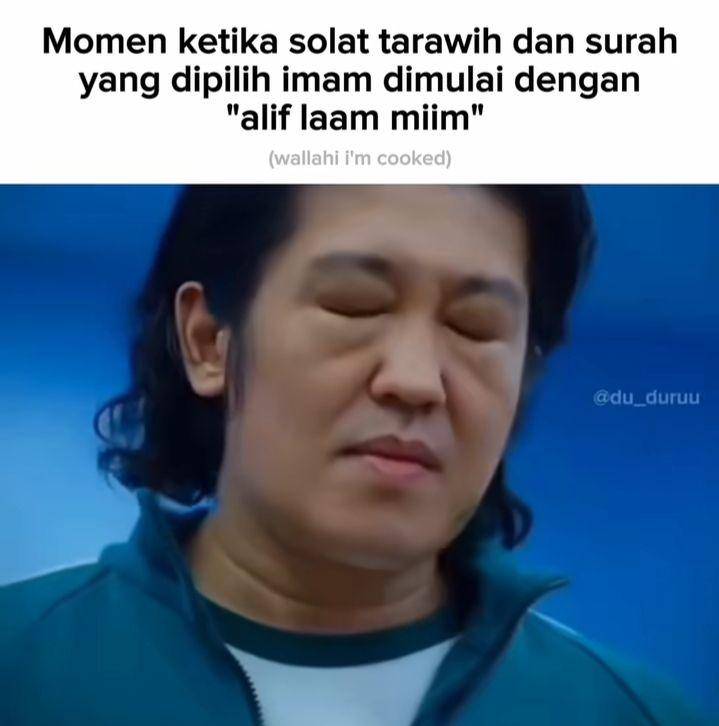 meme imam Tarawih (instagram.com/du_duruuu)