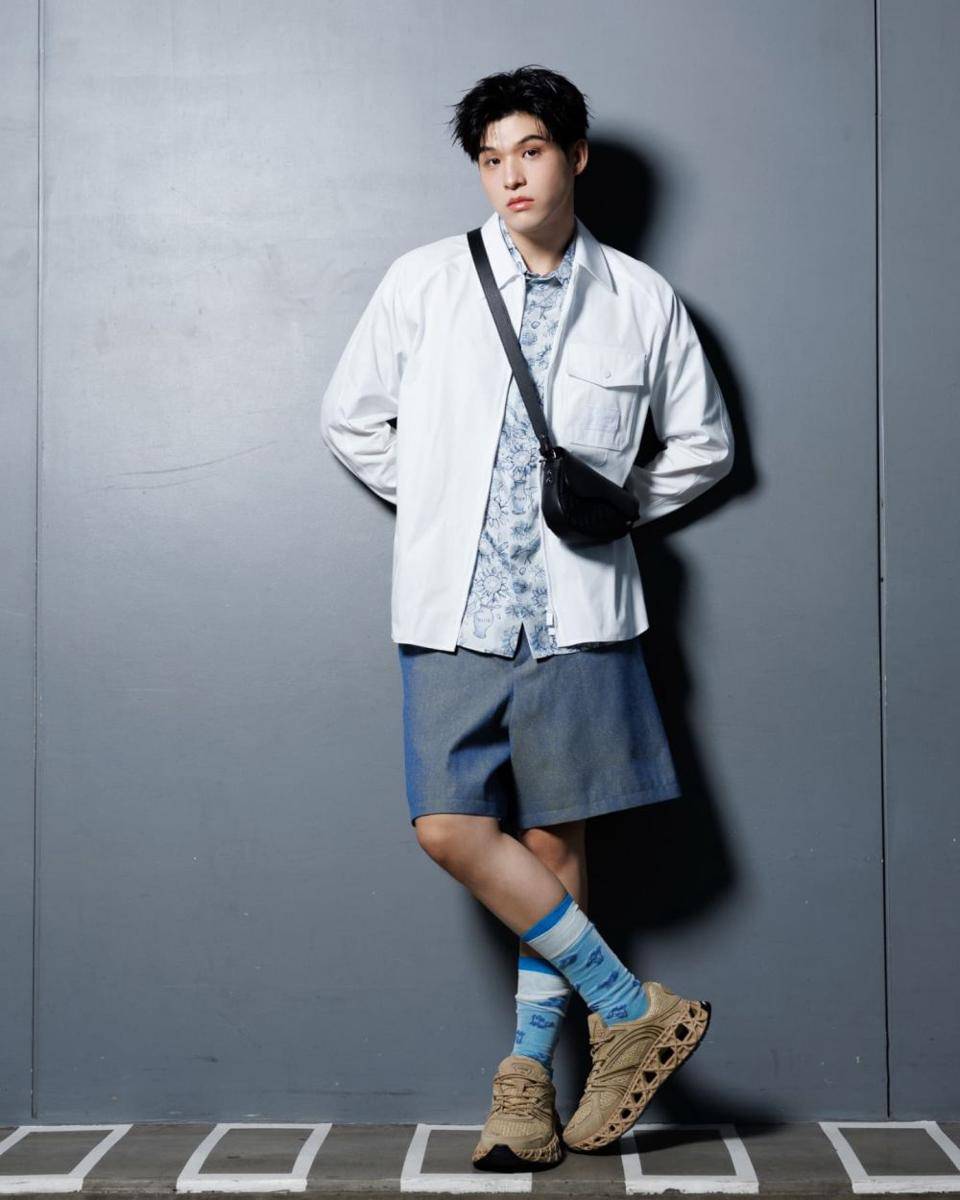 outfit kemeja vintage ala Sky Wongravee (instagram.com/skywongravee)