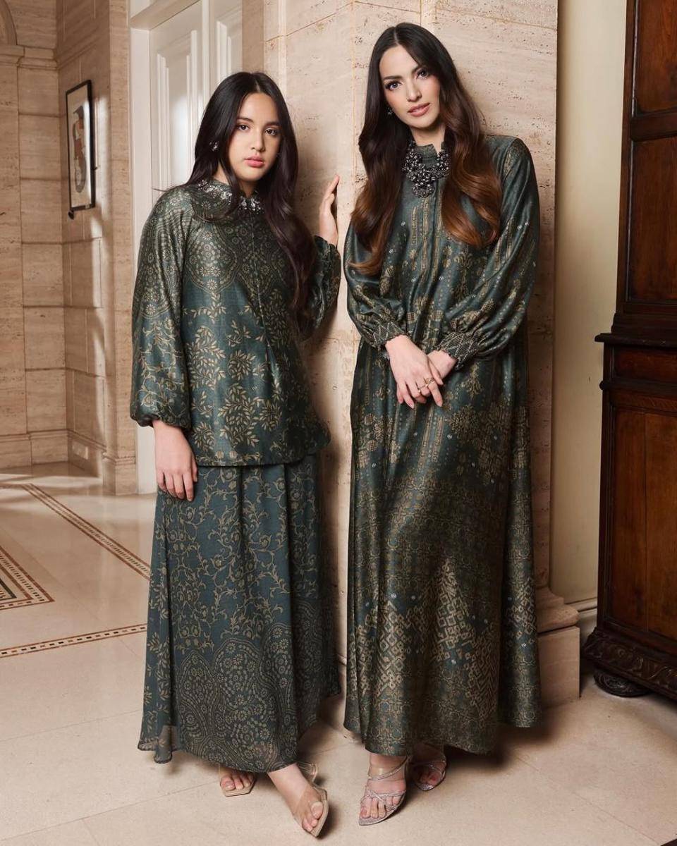 potret momen photoshoot edisi Lebaran 2025 keluarga Nia Ramadhani dan Ardi Bakrie (instagram.com/geulis.id)