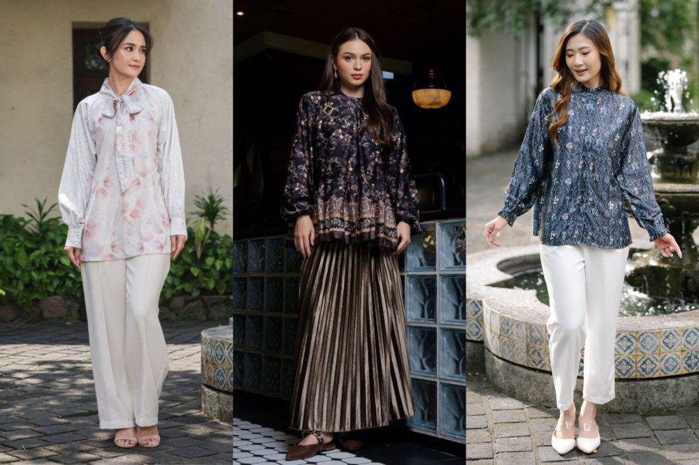 10 Rekomendasi Blouse Satin Lokal untuk Lebaran 2025, Modis!