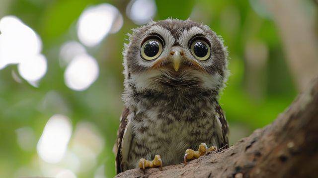 potret forest owlet (vecteezy.com/gankogroup)