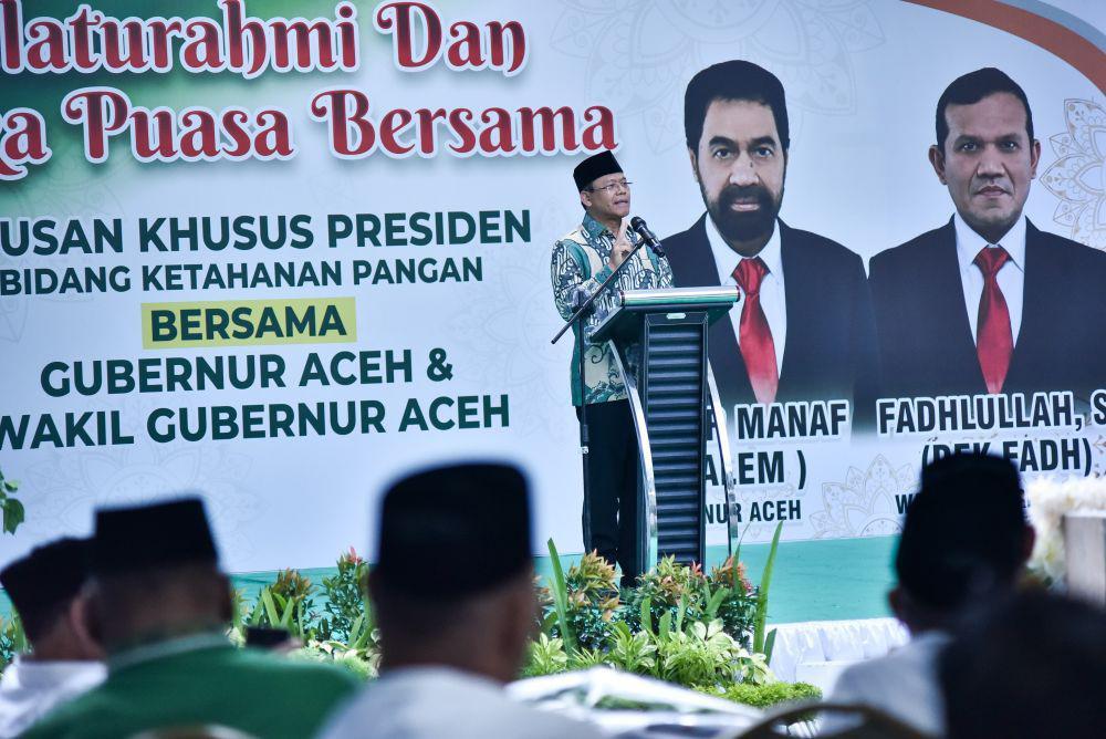 Mardiono Beberkan Program Prabowo Saat Safari Ramadan ke Aceh