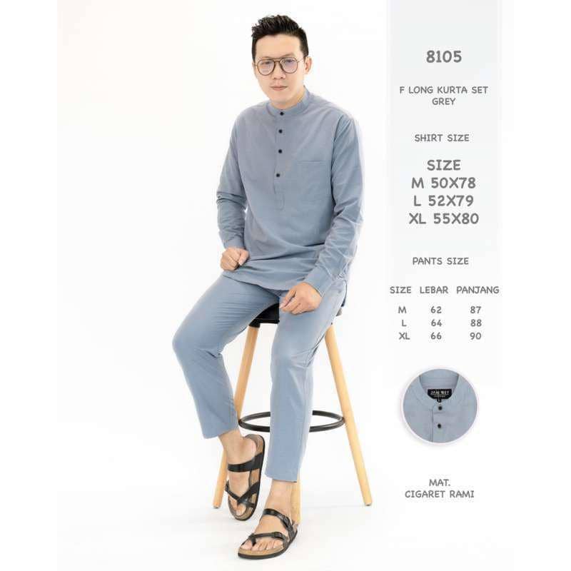 Jane Frey Long Kurta Set Freypv 8105 (blibli.com/PASION STORE)