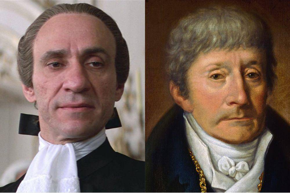 F Murray Abraham dalam film Amadeus dan Antonio Salieri (dok. The Saul Zaentz Company/Amadeus | commons.wikimedia.org/Joseph Willibrord Mähler)