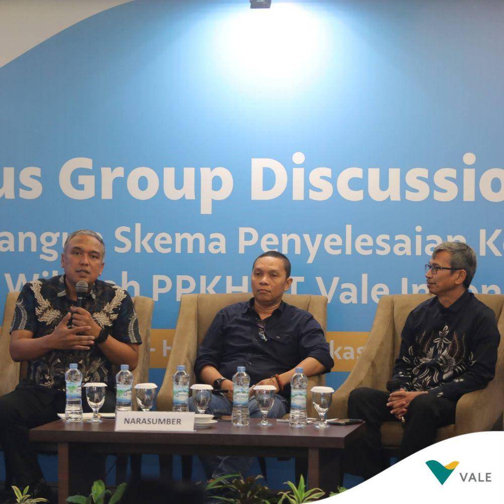 Diskusi menjadi komunikasi efektif yang membangun kepercayaan PT Vale dan masyarakat (instagram.com/ptvaleindonesia)