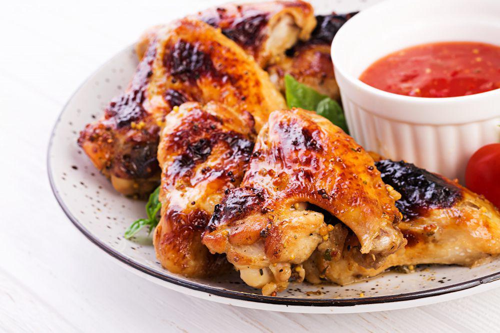 Resep Ayam Panggang Bumbu Kari dengan Kentang Panggang