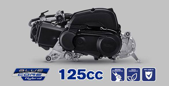 ilustrasi mesin Yamaha Gear Ultima 125 Hybrid (yamaha-motor.co.id)