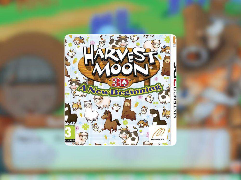 kover Harvest Moon 3D: A New Beginning (dok. Natsume/Harvest Moon 3D: A New Beginning)