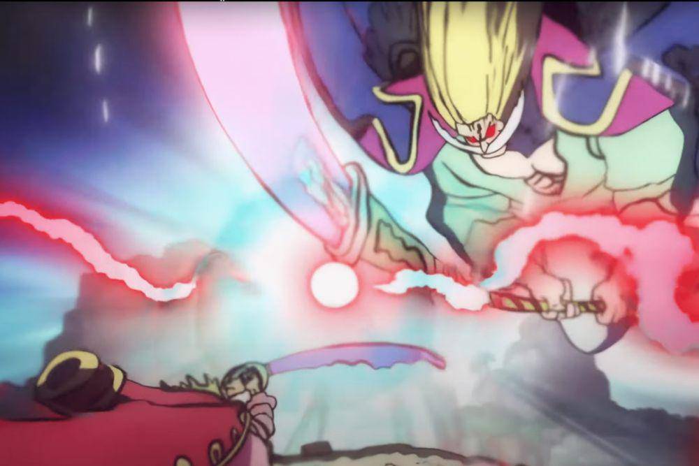 Pertarungan Shirohige dan Roger (dok. Toei Animation/One Piece)