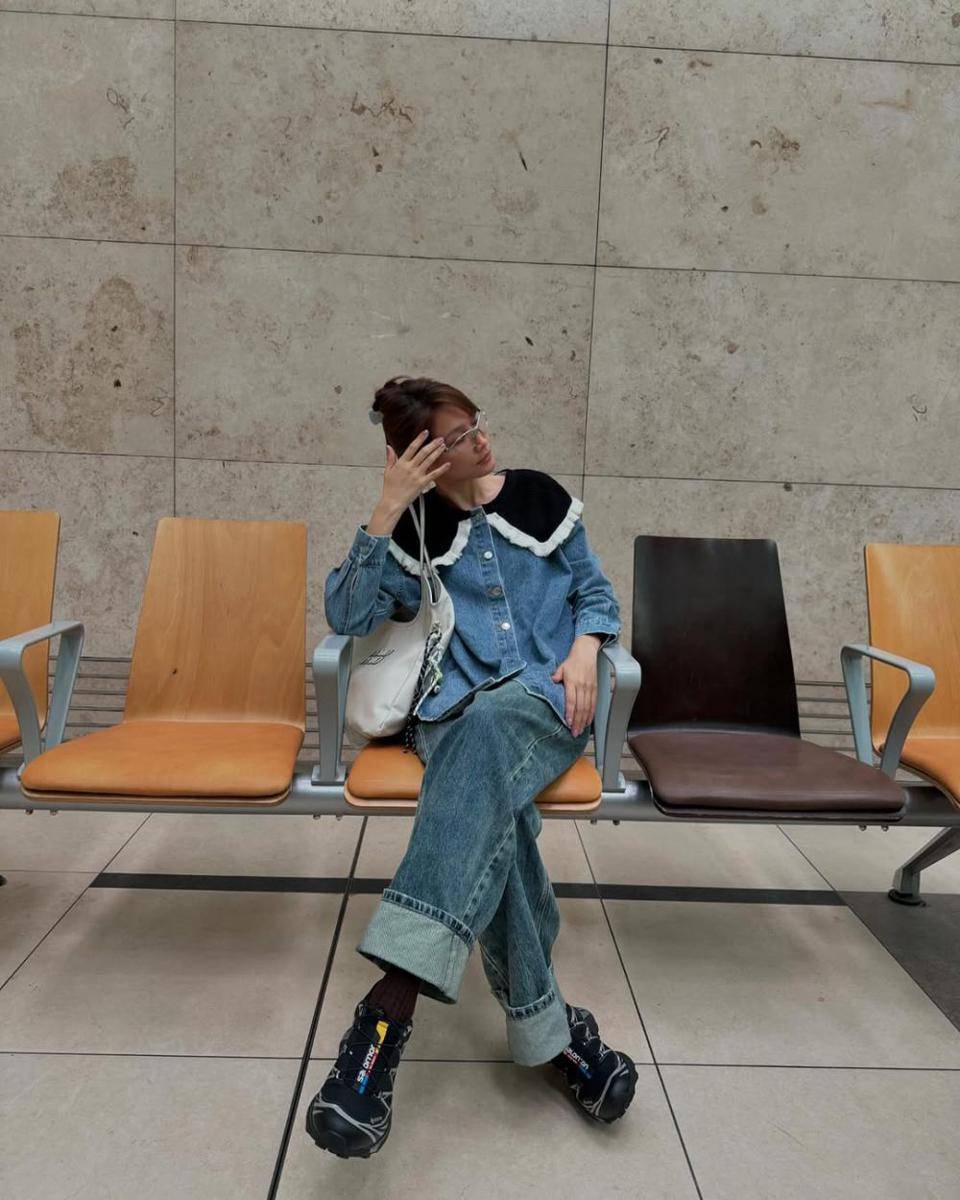potret ide OOTD casual edgy style ala Scha Alyahya (instagram.com/schaalyahya)