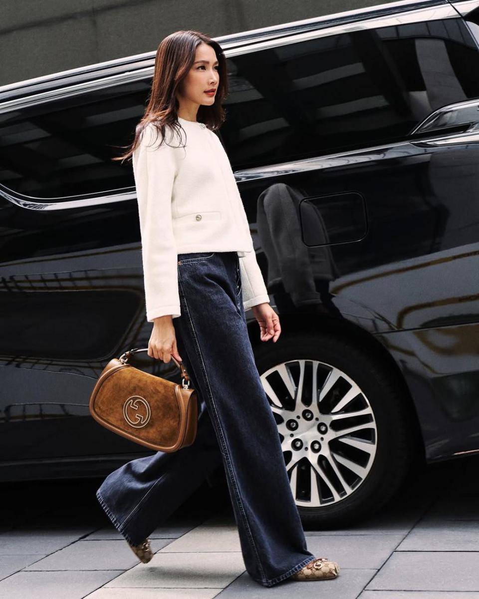 potret ide OOTD smart casual look yang elegan dan bold ala Scha Alyahya (instagram.com/schaalyahya)