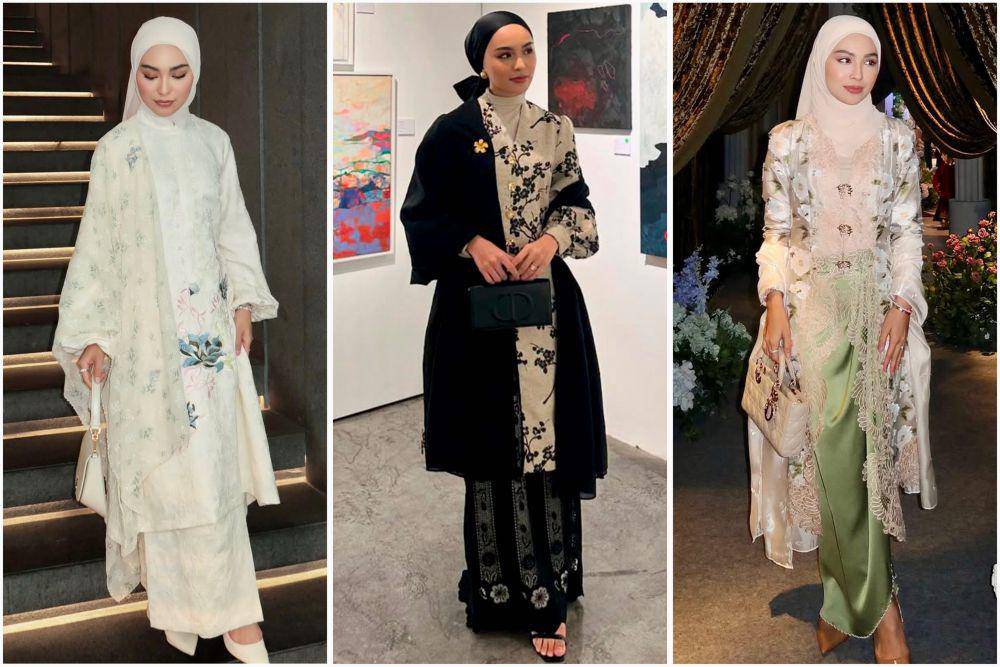 potret inspirasi baju kurung klasik hingga modern buat Lebaran ala Sharifah Rose (instagram.com/sharifahrose_)