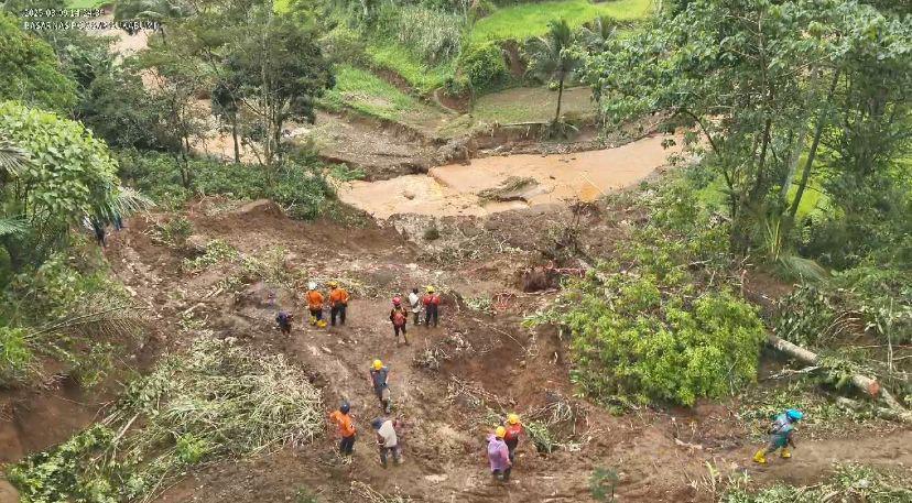 4 Korban Longsor Sukabumi Belum Ditemukan, Medan Terjal Jadi Kendala