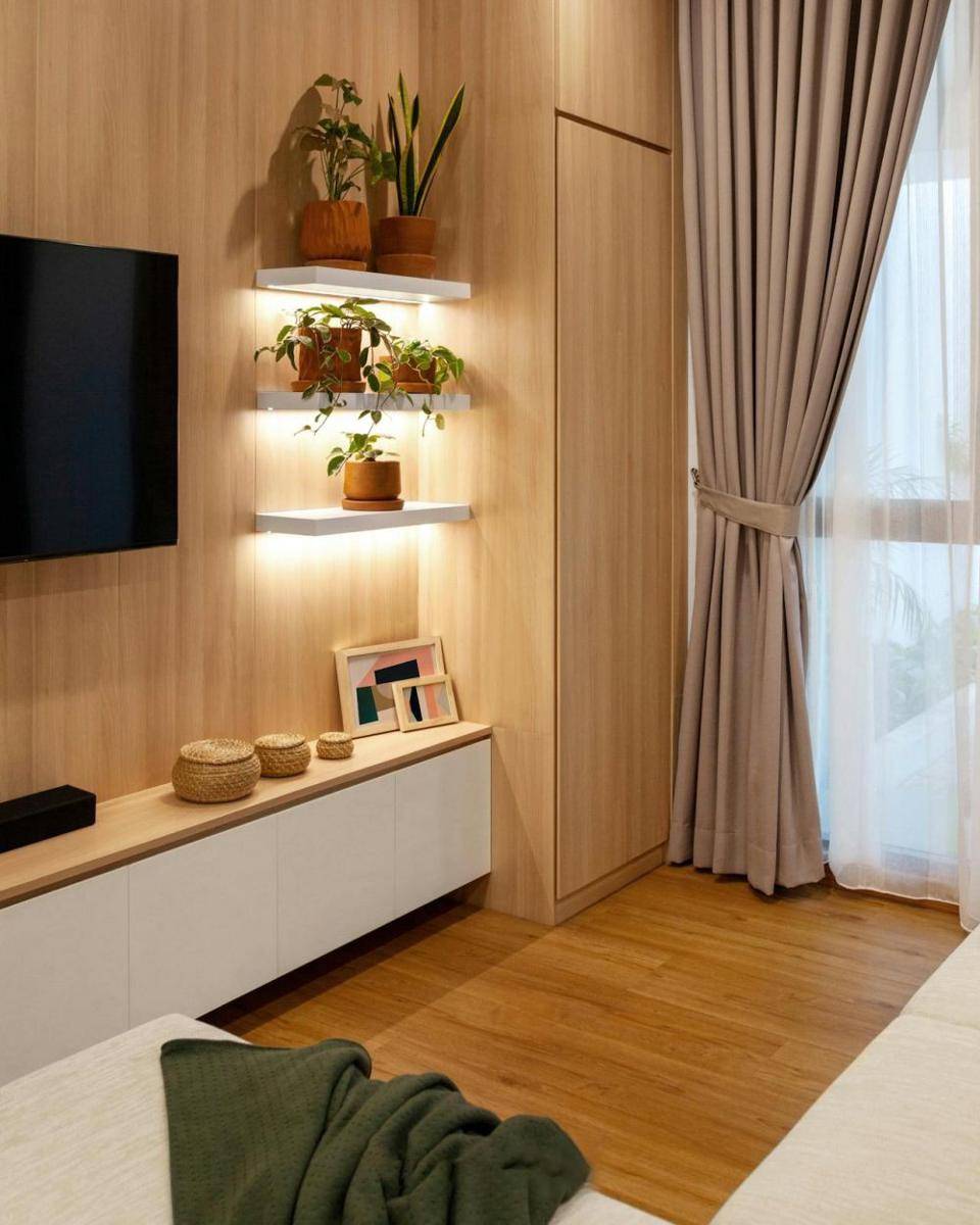 desain interior dengan accent lighting (pexels.com/Hakim Santoso)