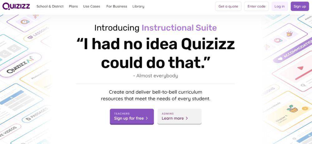 website Quizizz (dok. Quizizz)