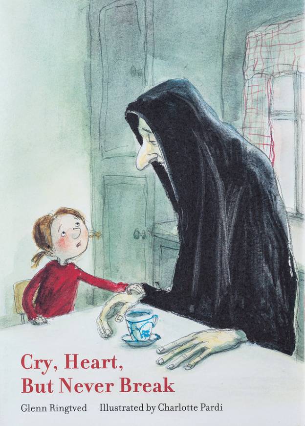 ilustrasi sampul buku Cry, Heart, But Never Break (enchantedlion.com)