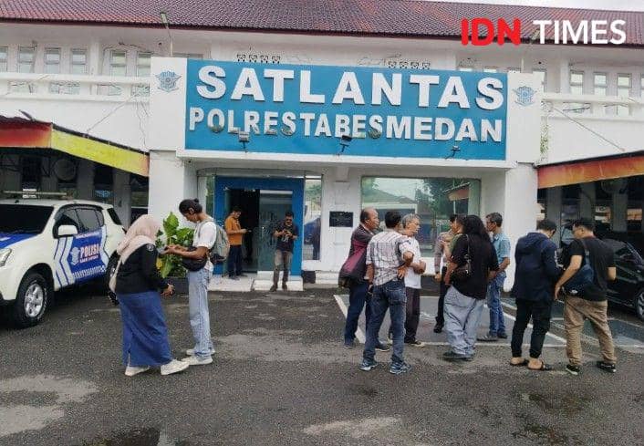 Satlantas Polrestabes Medan (IDN Times/Eko Agus Herianto)