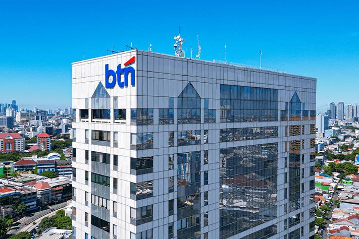 Ilustrasi kantor Bank Tabungan Negara (BTN)