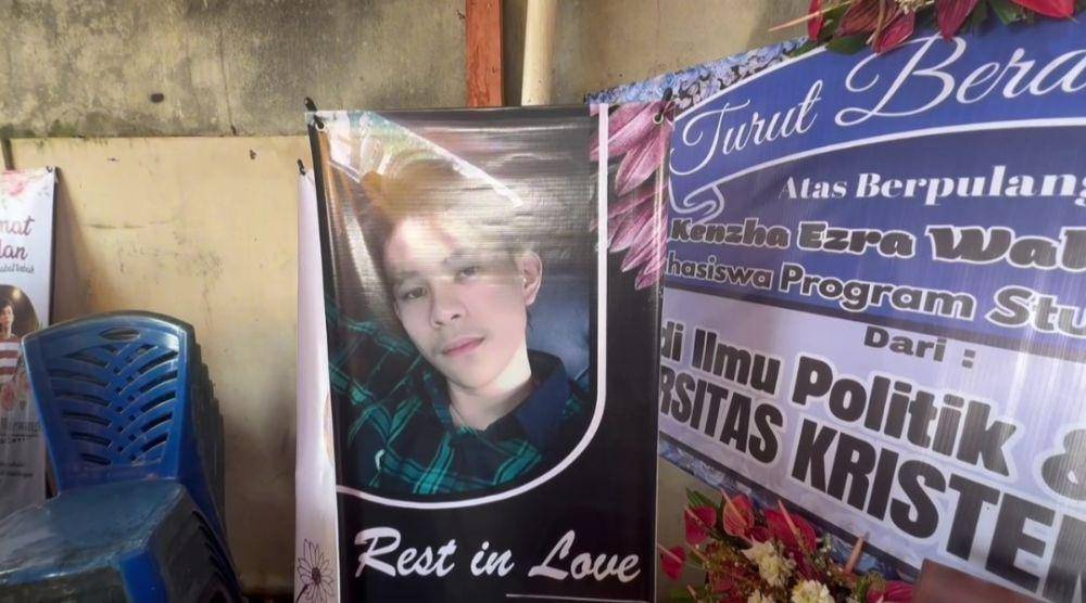Kenzha Ezra Walewangko (22), mahasiswa Ilmu Politik Fisipol UKI yang tewas dikeroyok. Dok. Keluarga
