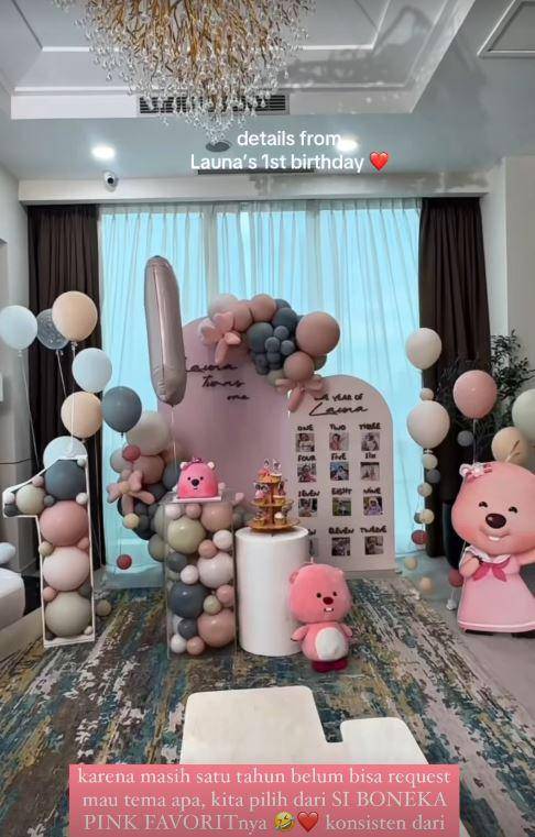 ulang tahun putri Belva Devara (Instagram.com/sabrinaanggraini)