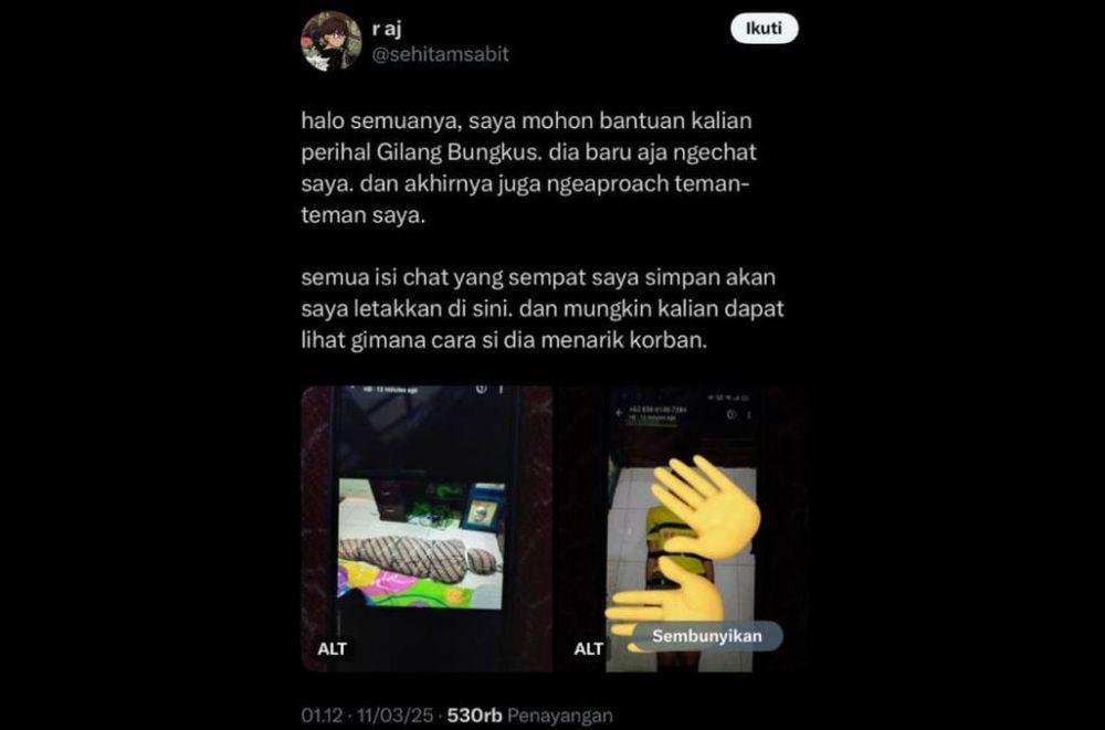 Gilang Bungkus Bebas dari Penjara Juli 2024 Lalu, Kini Beraksi Lagi