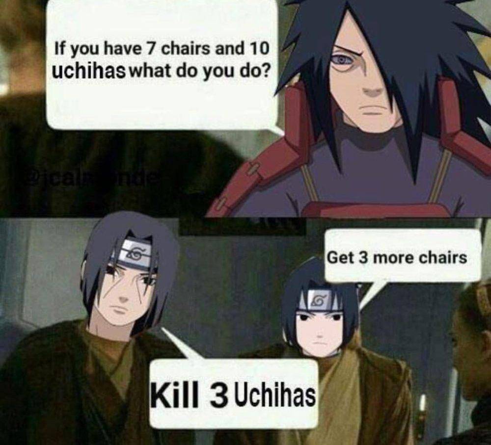 meme kocak Klan Uchiha (reddit.com/user/renyeageraot)